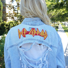 Def Leppard Deconstructed Denim Jacket