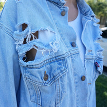 Def Leppard Deconstructed Denim Jacket