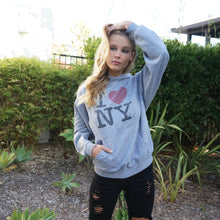 I Love NY Lace Up Sweatshirt