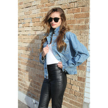 Fly High Angel Wing Denim Jacket