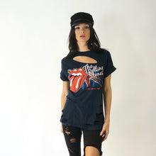 Some Girls Rolling Stones Lace Up Back Tee
