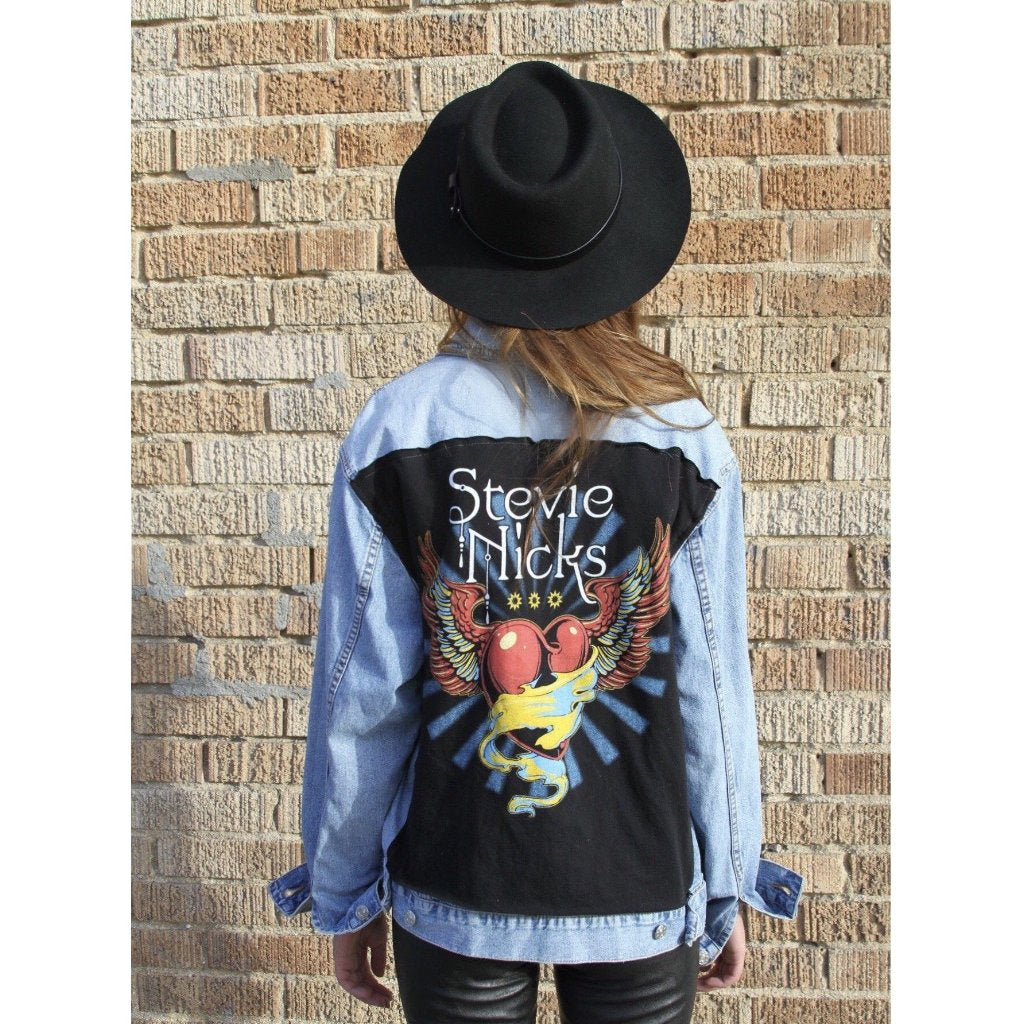 Starry Night Stevie Nicks Denim Jacket