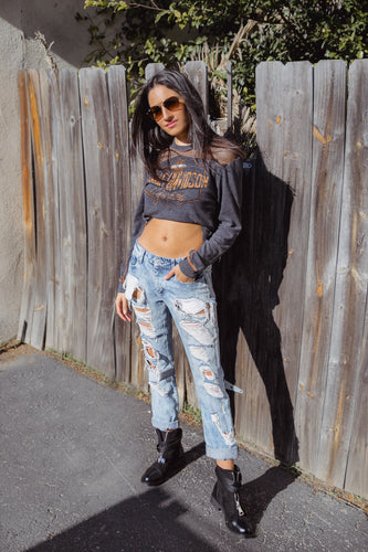 Ride Like The Wind Harley Long Sleeve Top